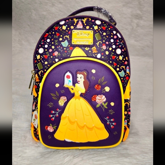 Loungefly Handbags - Loungefly Disney Belle Enchanted Beauty mini Backpack